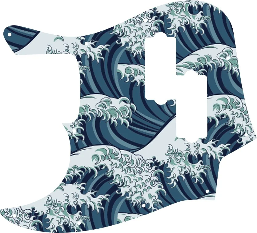 WD Custom Pickguard For Left Hand Fender Blacktop Jazz Bass - Picture 92 of 97