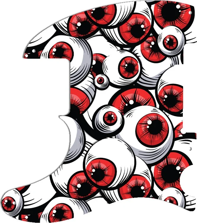 WD Custom Pickguard For Left Hand Fender Esquire Or Telecaster - Picture 86 of 93