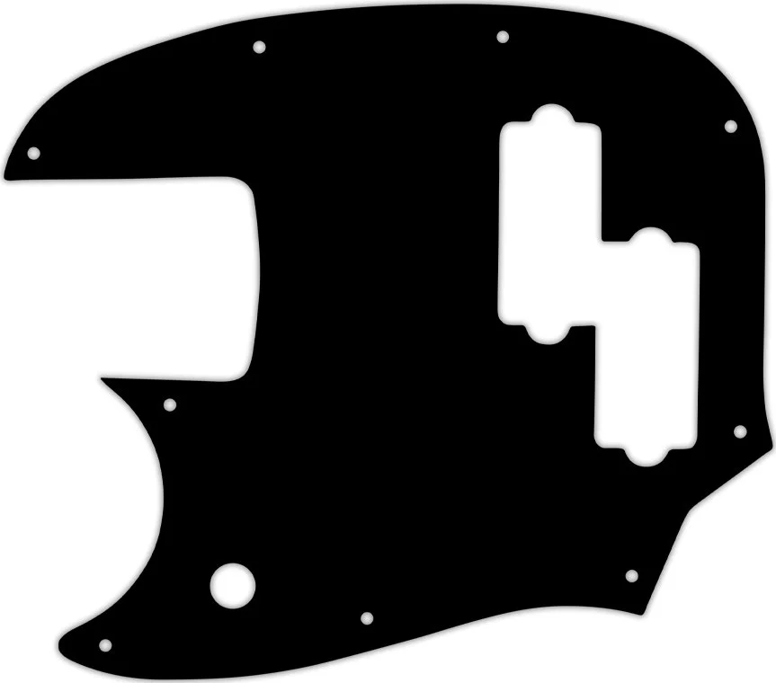 WD Custom Pickguard For Left Hand Fender Short Scale Mustang Bass PJ - Picture 8 of 97