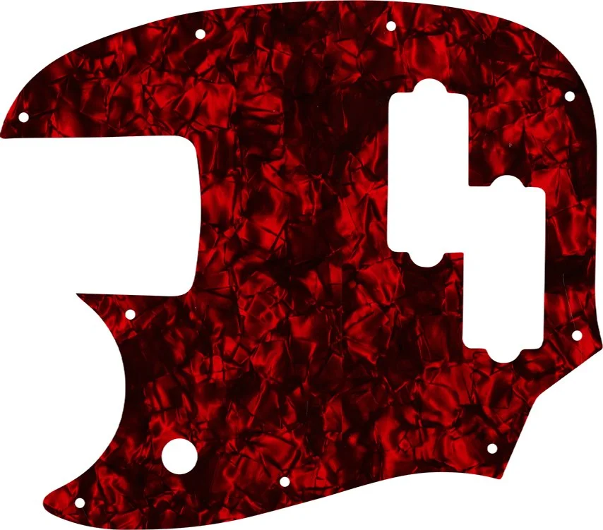 WD Custom Pickguard For Left Hand Fender Short Scale Mustang Bass PJ - Picture 42 of 97