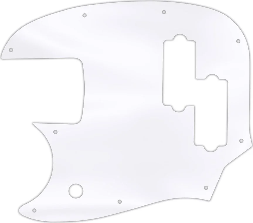 WD Custom Pickguard For Left Hand Fender Short Scale Mustang Bass PJ - Picture 59 of 97
