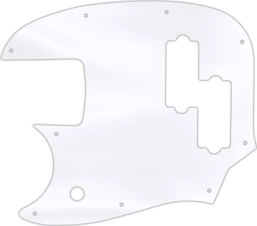 WD Custom Pickguard For Left Hand Fender Short Scale Mustang Bass PJ - Picture 60 of 97