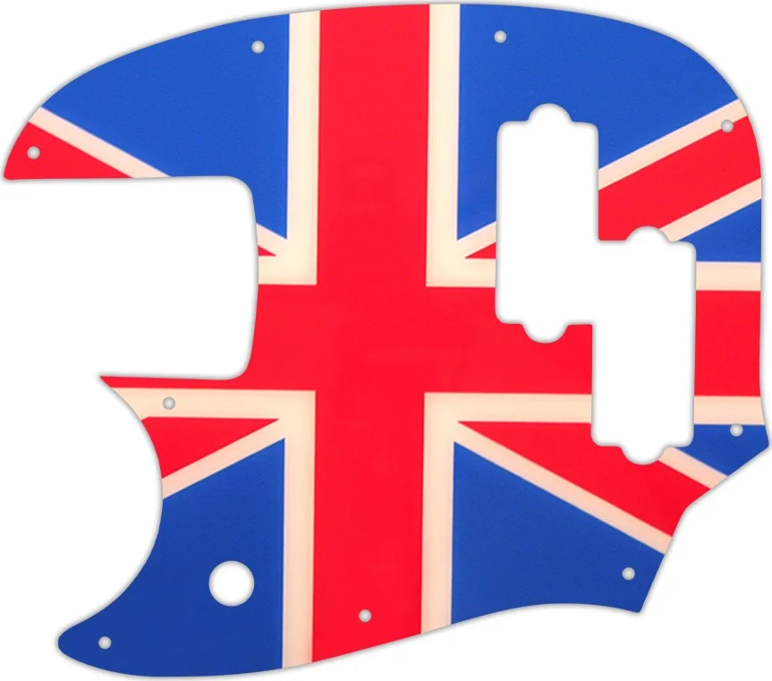 WD Custom Pickguard For Left Hand Fender Short Scale Mustang Bass PJ - Picture 71 of 97