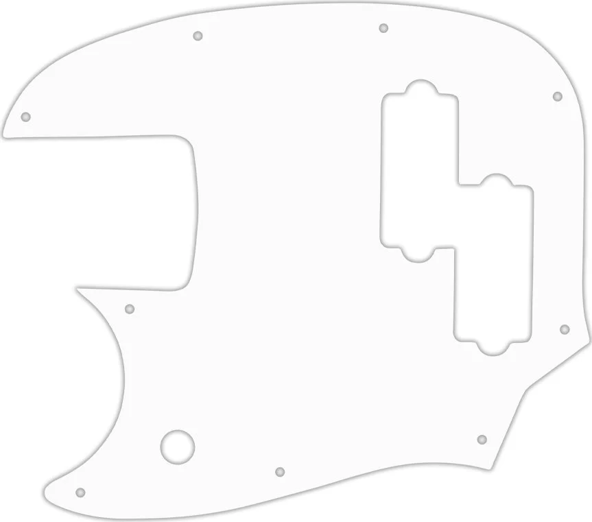WD Custom Pickguard For Left Hand Fender Short Scale Mustang Bass PJ - Picture 93 of 97