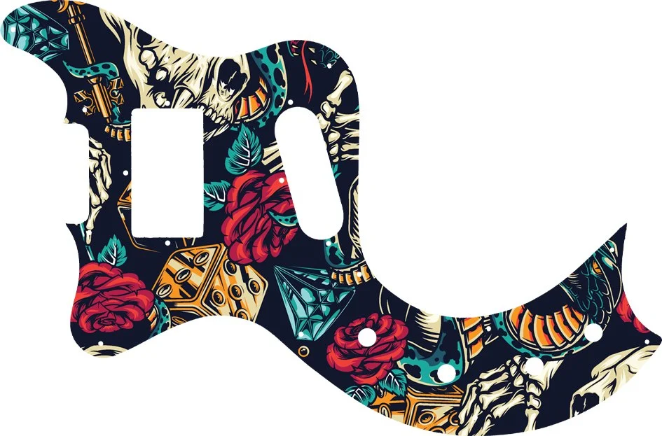 WD Custom Pickguard For Left Hand Gibson 1978 Marauder - Picture 26 of 88