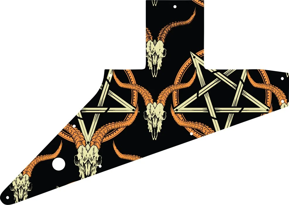 WD Custom Pickguard For Left Hand Gibson 2010-Present Explorer - Picture 79 of 88