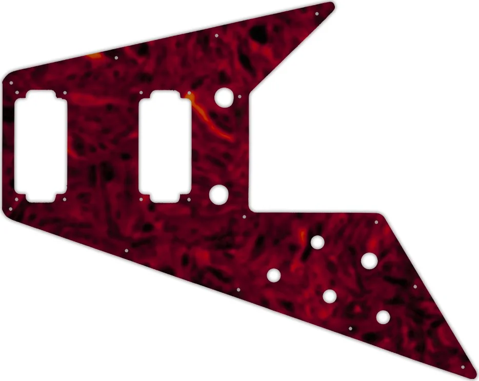 WD Custom Pickguard For Left Hand Gibson 2020 Original Collection 70s Flying V - Picture 13 of 87