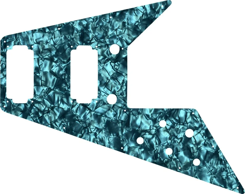 WD Custom Pickguard For Left Hand Gibson 2020 Original Collection 70s Flying V - Picture 38 of 87