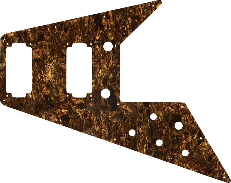 WD Custom Pickguard For Left Hand Gibson 2020 Original Collection 70s Flying V - Picture 48 of 87