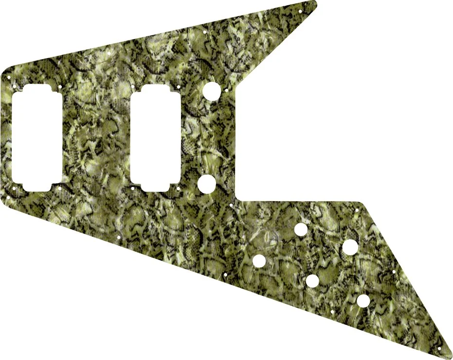 WD Custom Pickguard For Left Hand Gibson 2020 Original Collection 70s Flying V - Picture 51 of 87