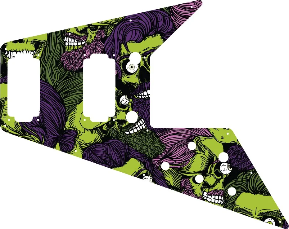 WD Custom Pickguard For Left Hand Gibson 2020 Original Collection 70s Flying V - Picture 77 of 87