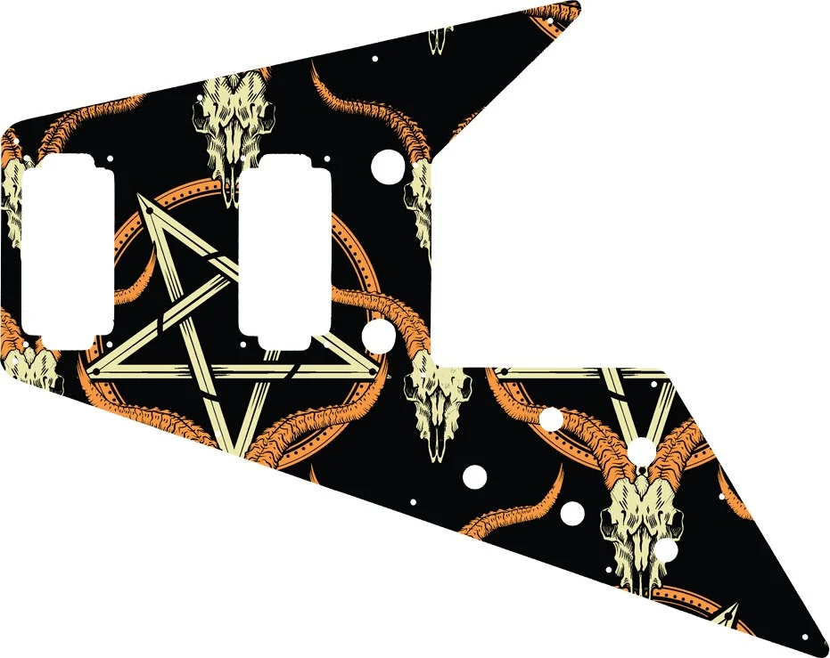 WD Custom Pickguard For Left Hand Gibson 2020 Original Collection 70s Flying V - Picture 78 of 87