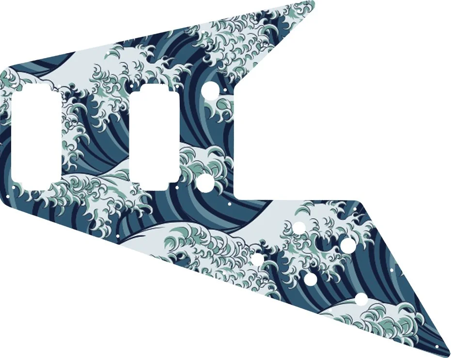 WD Custom Pickguard For Left Hand Gibson 2020 Original Collection 70s Flying V - Picture 82 of 87