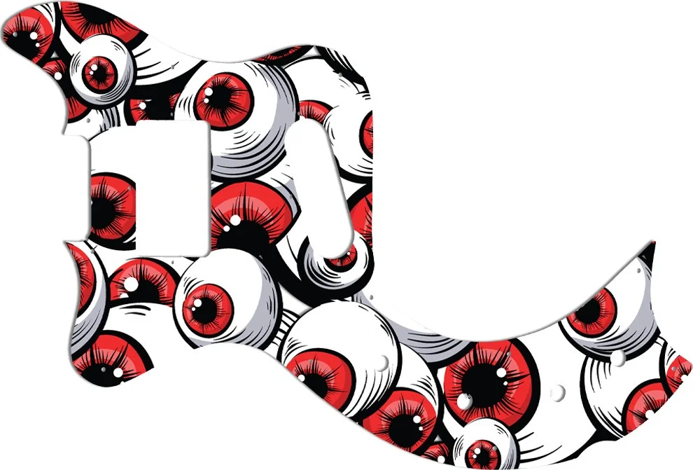 WD Custom Pickguard For Left Hand Gibson Marauder Deluxe - Picture 77 of 88