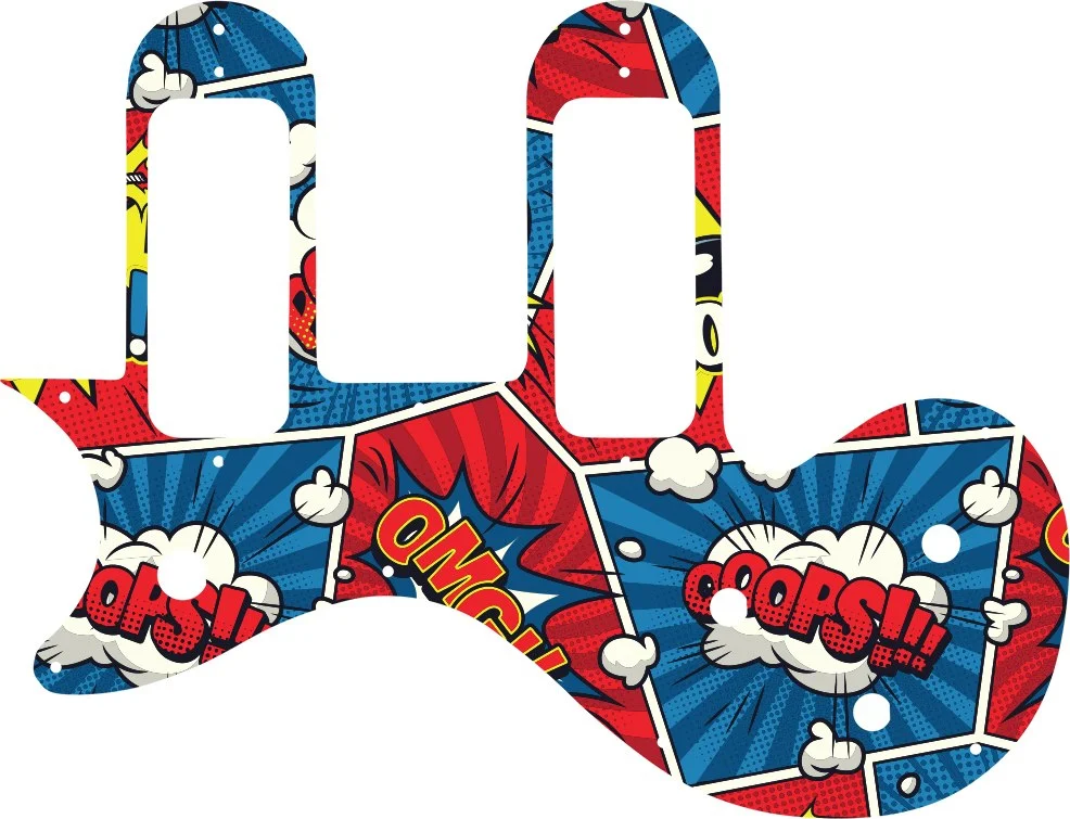 WD Custom Pickguard For Left Hand Gibson Melody Maker Special With P-90 Pickups - Picture 76 of 88