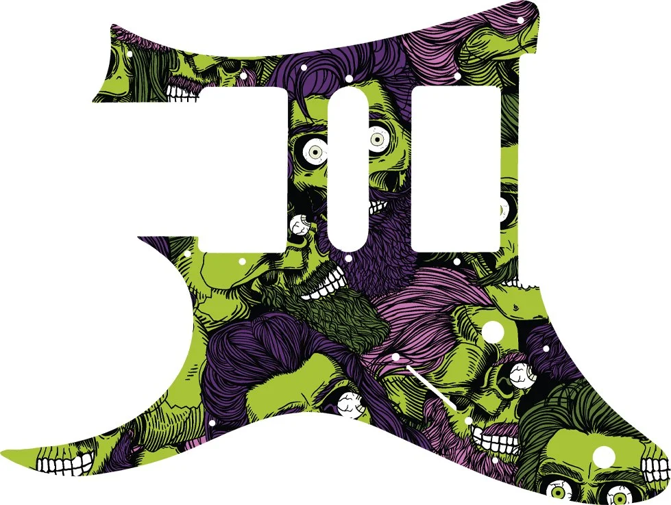 WD Custom Pickguard For Left Hand Ibanez 2009 RG350DX - Picture 20 of 98