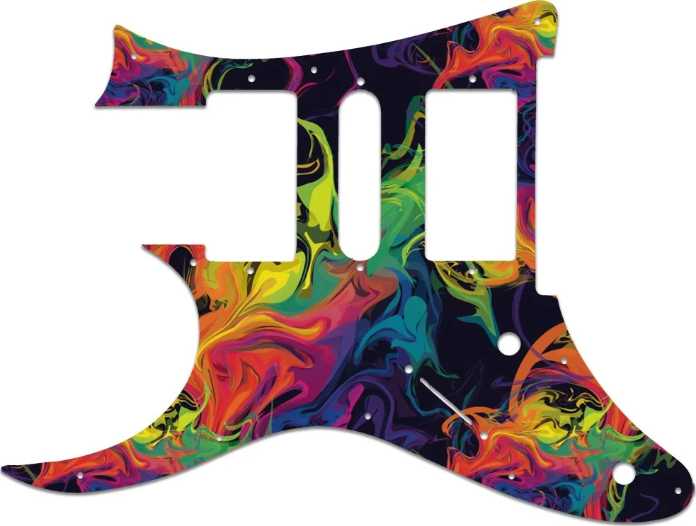 WD Custom Pickguard For Left Hand Ibanez 2009 RG350DX - Picture 22 of 98