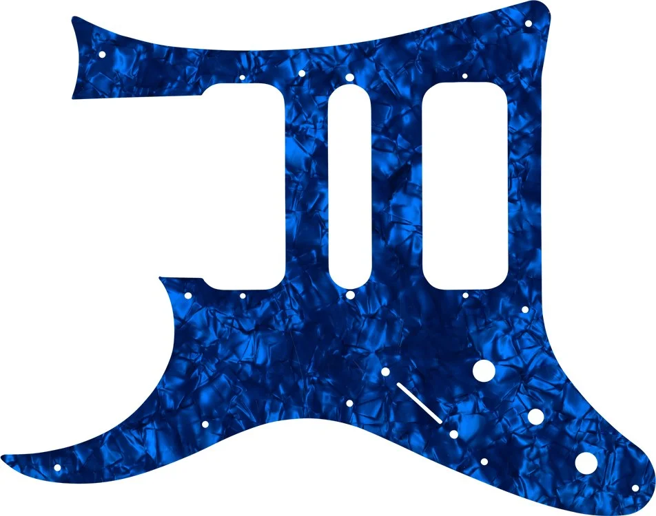 WD Custom Pickguard For Left Hand Ibanez 8 String TAM10 - Picture 42 of 88