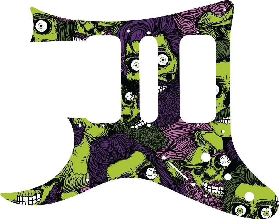 WD Custom Pickguard For Left Hand Ibanez 8 String TAM10 - Picture 78 of 88