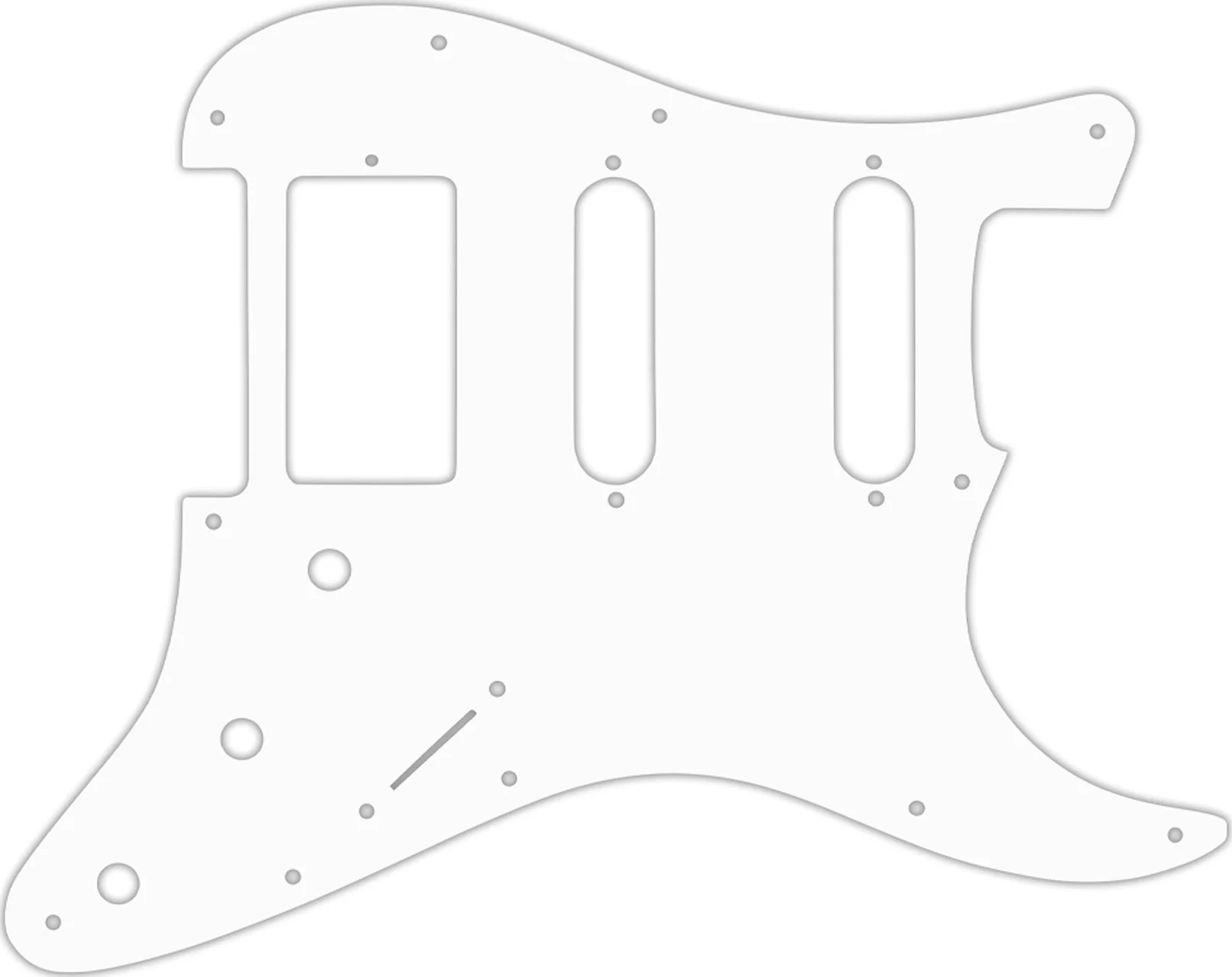 WD Custom Pickguard For Single Humbucker, Dual Single Coil Fender Stratocaster - Picture 96 of 97