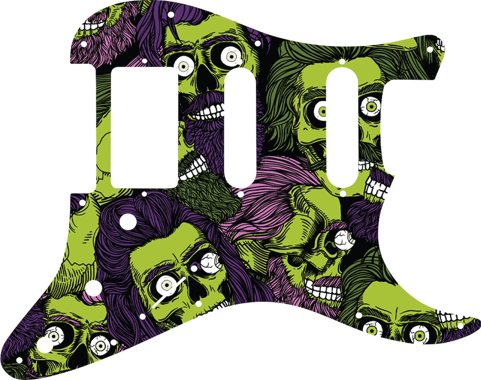 WD Custom Pickguard For Single Humbucker, Dual Single Coil Fender Stratocaster - Picture 63 of 97