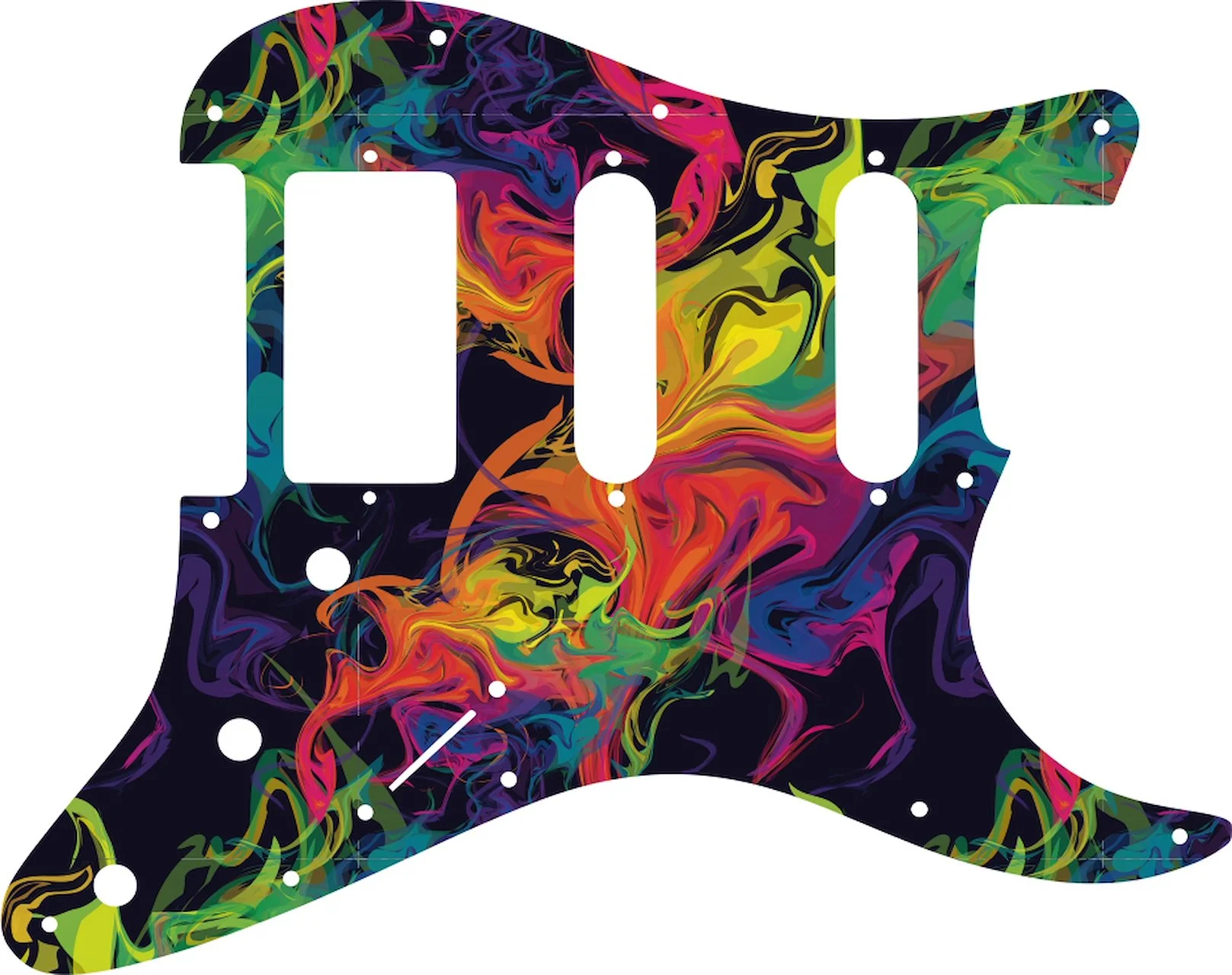 WD Custom Pickguard For Single Humbucker, Dual Single Coil Fender Stratocaster - Picture 33 of 97