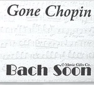 Gone Chopin Post-it Notes