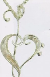 Hearts of Clef Pendant