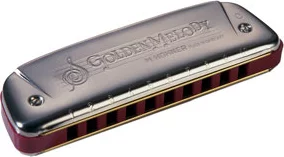Hohner Golden Melody Harmonica Boxed Key Of A