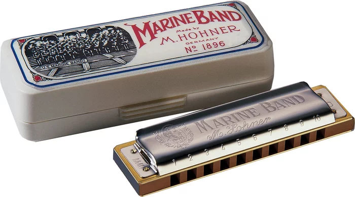 Hohner Marine Band Diatonic Harmonica - Key of Natural B Minor