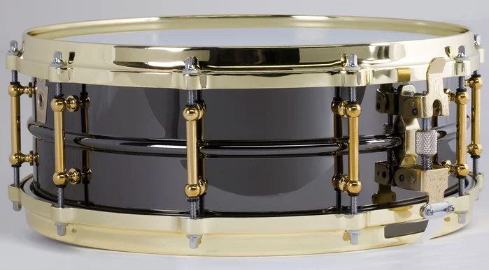 Ludwig LB416BT Black Beauty "Brass on Brass" 5"x14" Snare Drum