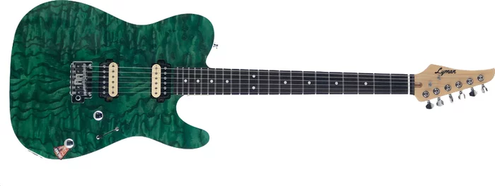 Lyman LT-500R T-Style Electric Guitar Emerald City