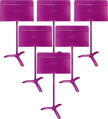 Manhasset Model #48 Symphony Music Stand, 6-Pack - Purple