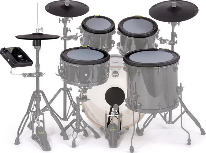 NFUZD Audio Nspire Rock Full Electronic Drum Kit Pack, Hybrid Conversion Kit