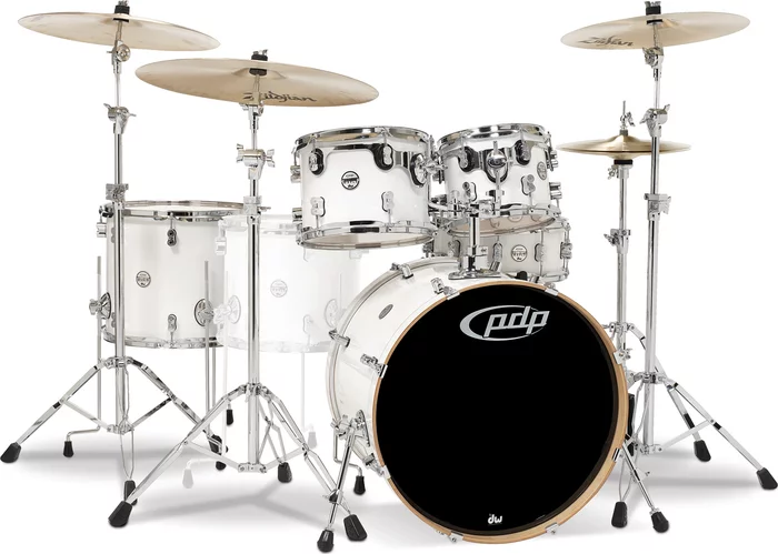 Pacific Drums CM5 Concept Maple Drum 5-Piece Shell Pack - Pearlescent White
