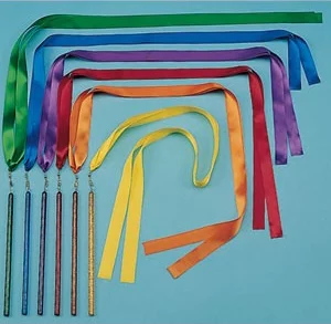 Set of 6 72" Ribbon Wands