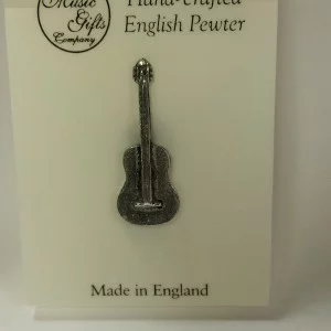 Spanish Guitar Pewter Pin