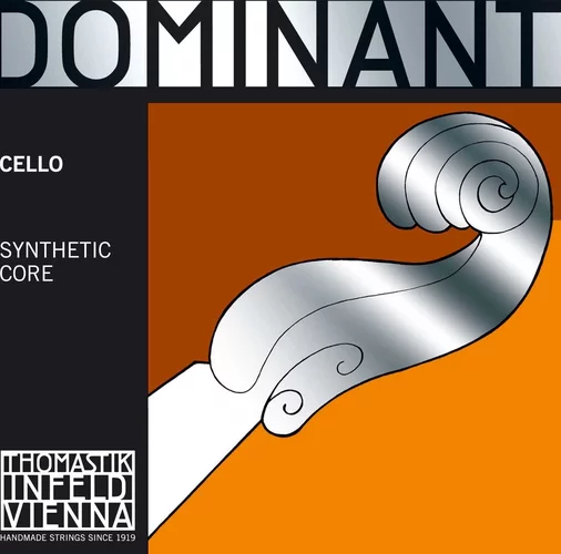 Thomastik-Infeld Dominant Nylon Core Cello Strings, Medium Gauge, Set of 4 - 1/4